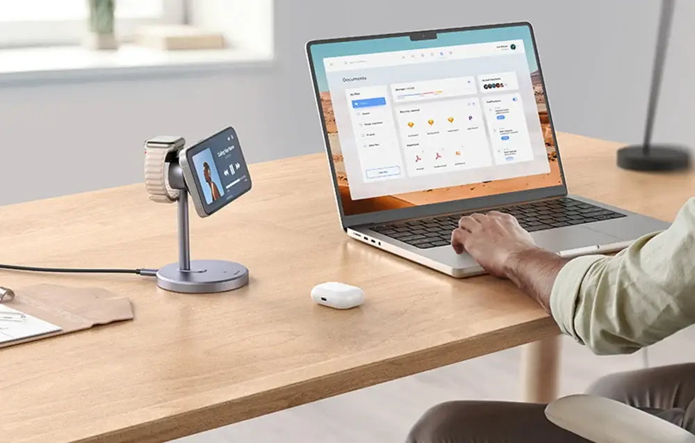 Mcdodo CH-2462 3-in-1 Qi2 15W Wireless Charging Station with 33W Wall Adapter