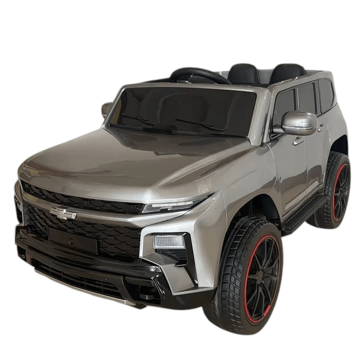 Licensed Chevrolet Tahoe Kids Electric Ride-On Car with Remote Control Gray