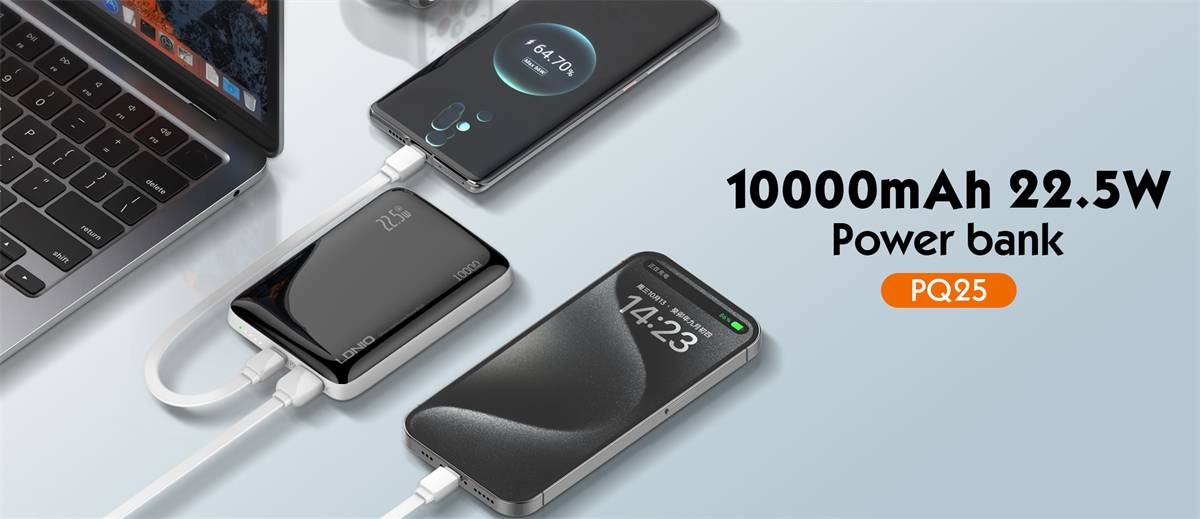 LDNIO PQ25 10000mAh Portable Power Bank