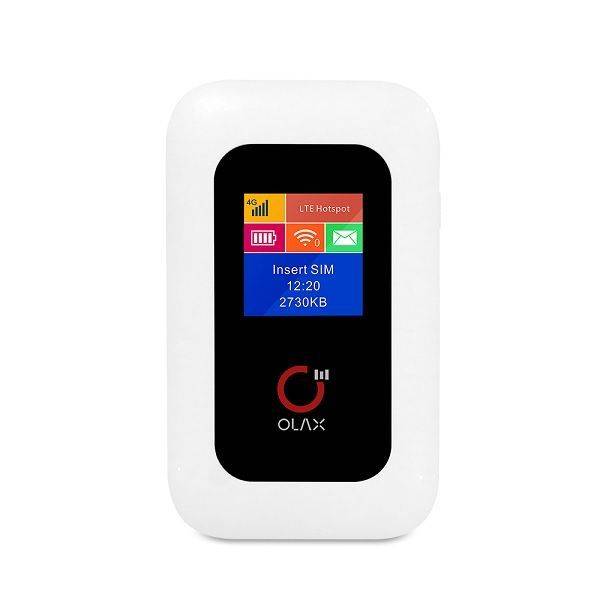 OLAX MF980L 4G 150Mbps Hotspot Pocket Wi-Fi Router with LCD Display & Sim Slot