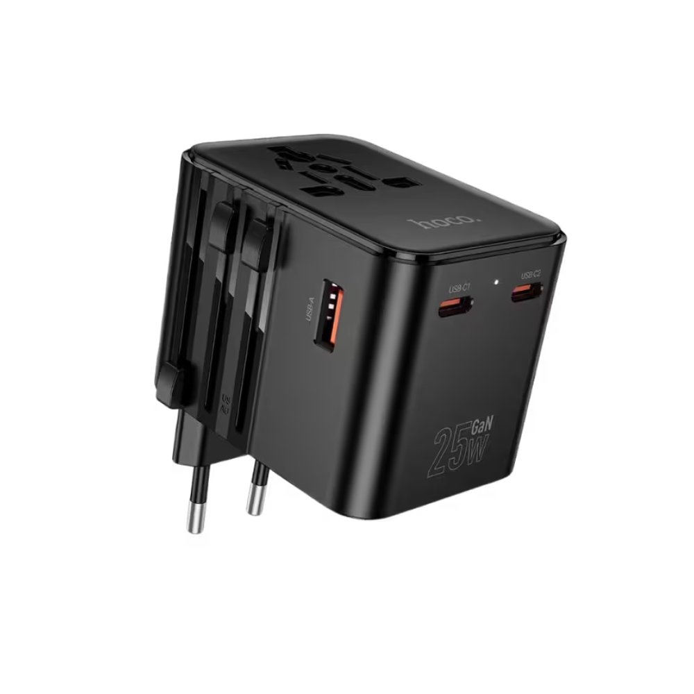 Hoco AC31 25W USB-C PD Universal Travel Adapter