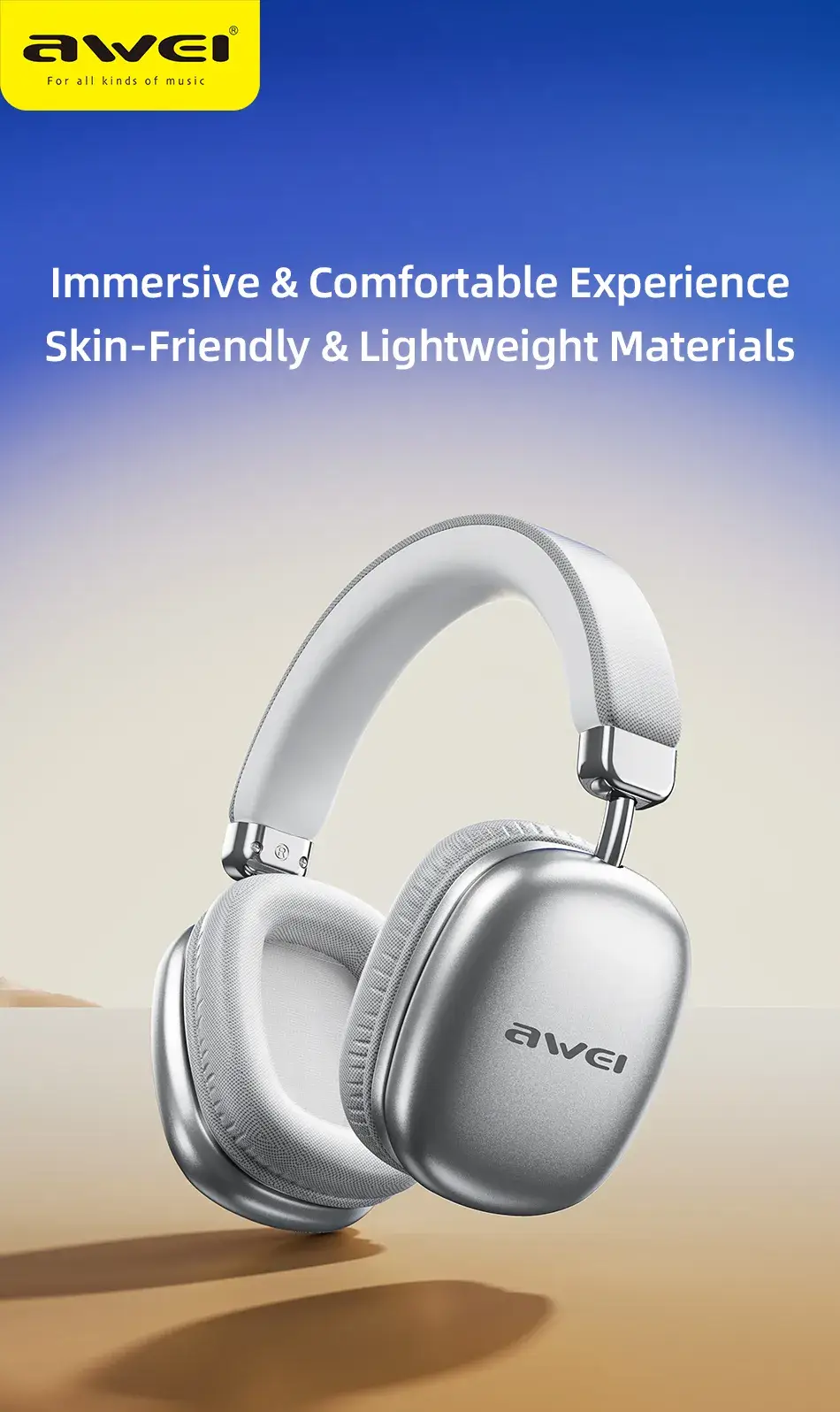 Awei AT7 Bluetooth Wireless Headphones