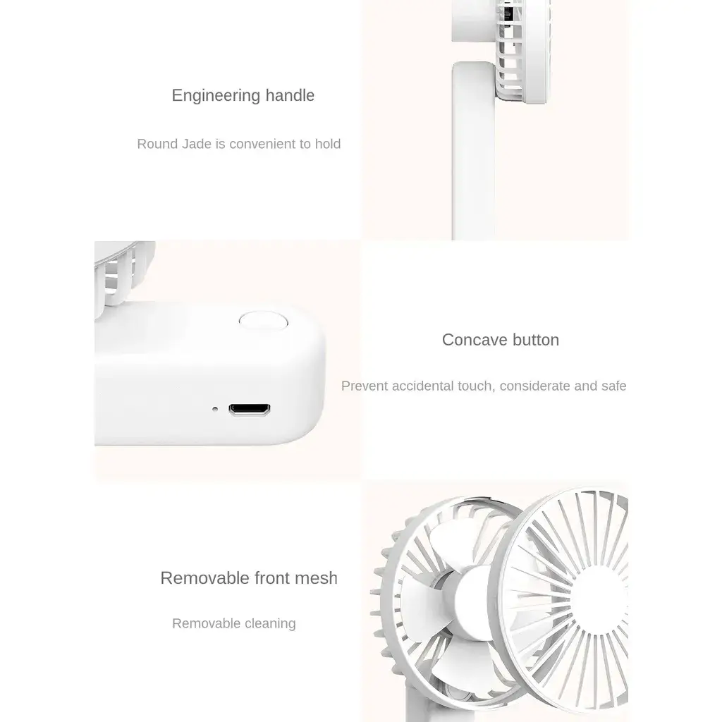 Xiaomi Qualitell F1 Pro Foldable Handheld Portable USB Fan