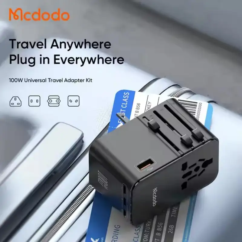 Mcdodo CP-614 100W GaN Universal Travel Charger with USB-C to USB-C 100W Cable