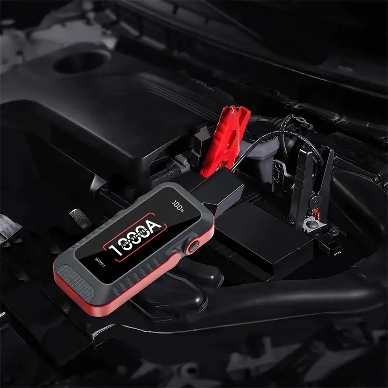 WiWU WI-JS001 1000A 12V Car Jump Starter with Power Inverter & Dual USB Ports