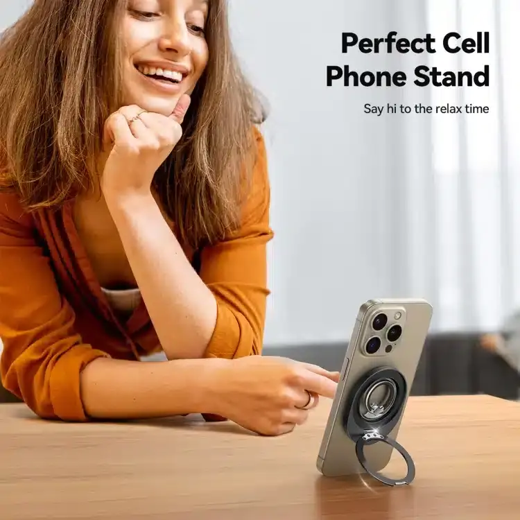 JOYROOM JR-ZS420 360° Rotatable & Foldable Magnetic Phone Ring Holder Stand