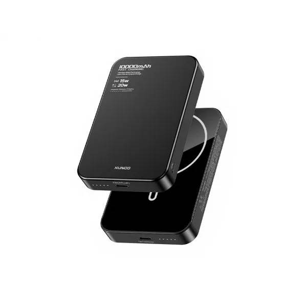 XUNDD XDPB-0021 10,000mAh Slim Magnetic Wireless Power Bank Metal Design