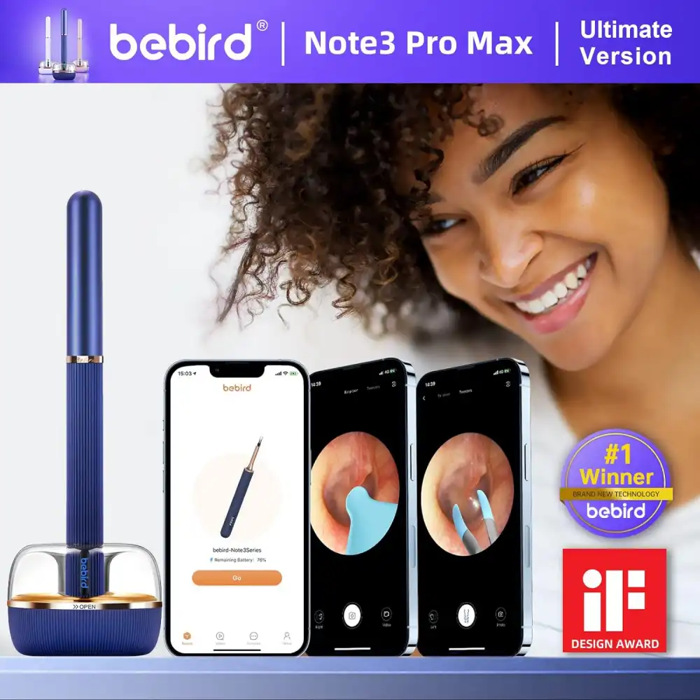 BEBIRD Note3 Pro Max 10MP HD All-in-One Ear Wax Removal Camera