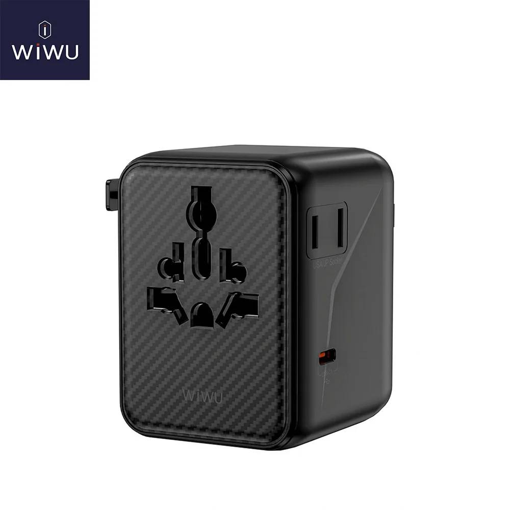WiWU Wi-UA010 Aramid Fiber Warrior 45W GaN Universal Adapter