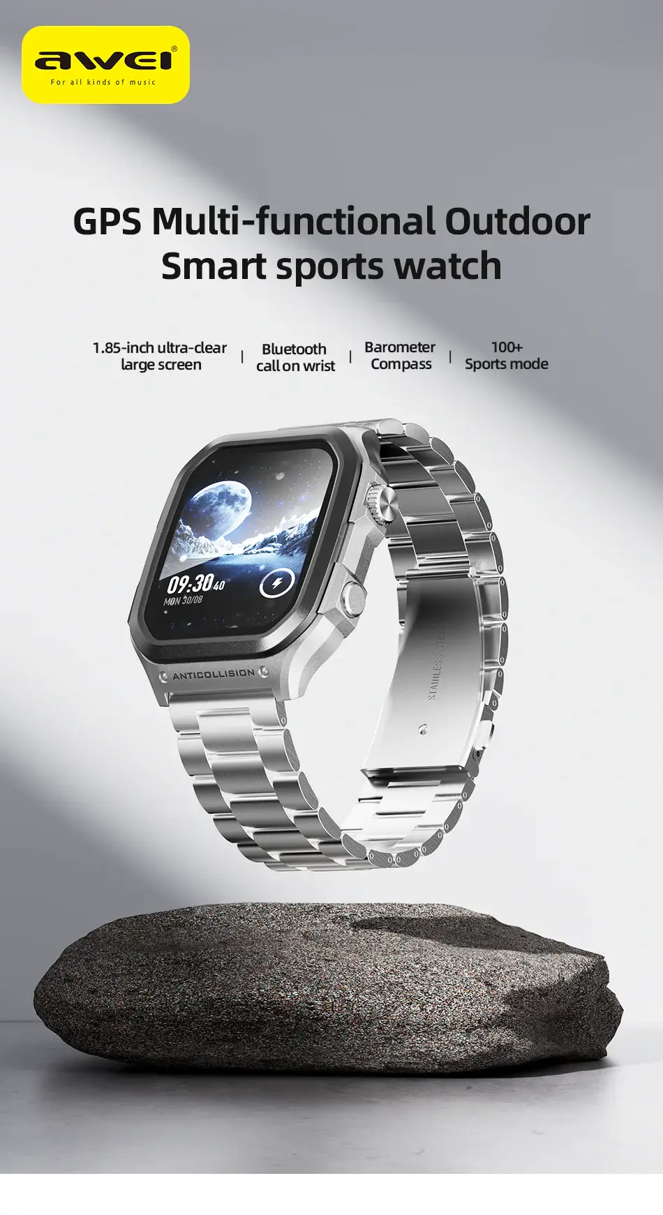 Awei H53 GPS Sports Smartwatch