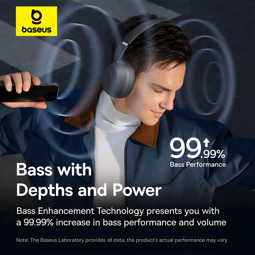Baseus Bass 35 Max Wireless Over-Ear Headphones