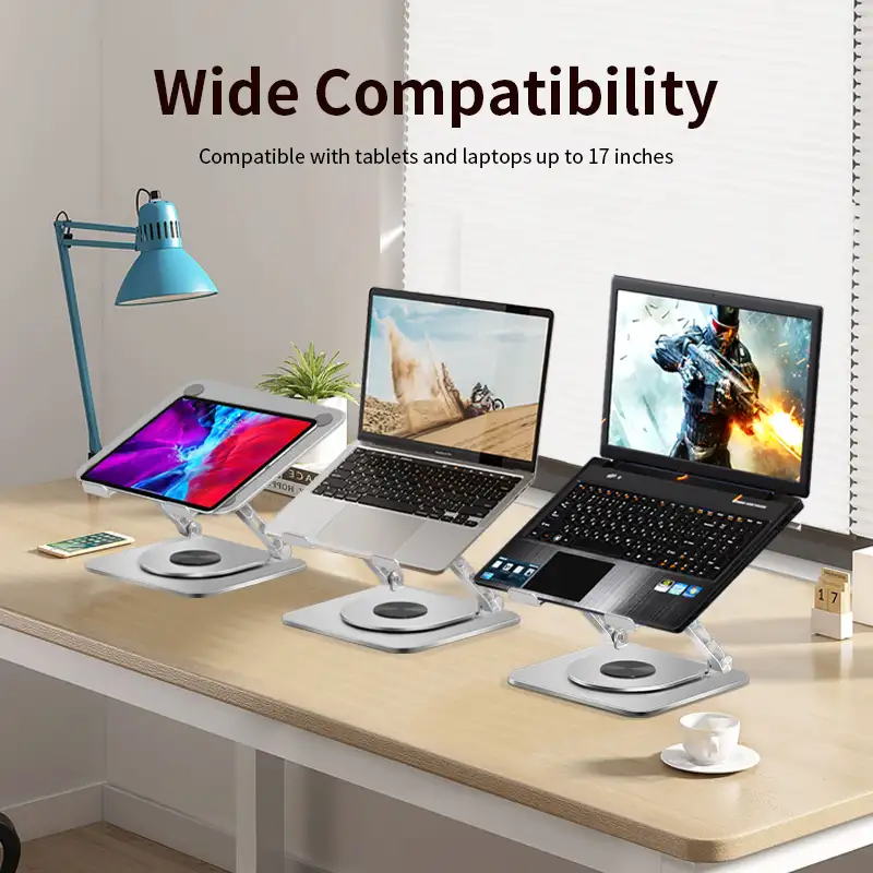 Recci RHO-M25 Adjustable Laptop Stand for Ergonomic Comfort and Stability