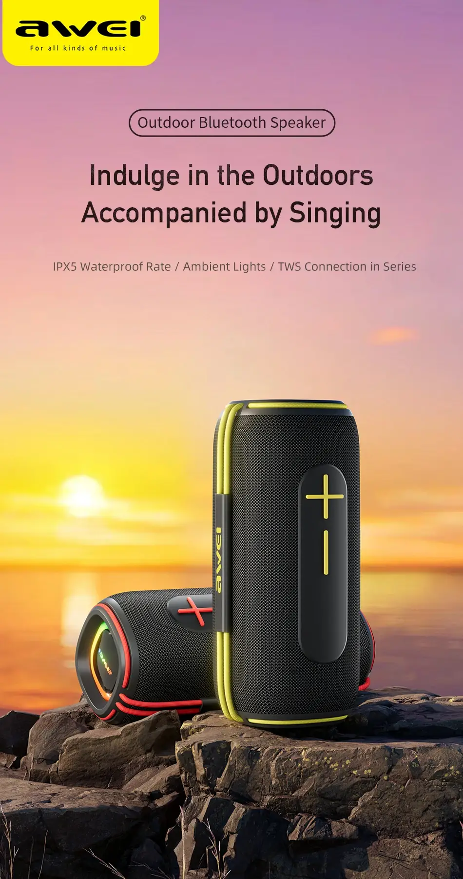 Awei KA5 20W Portable Bluetooth Speaker