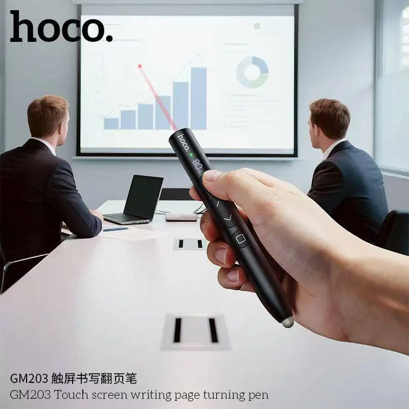 Hoco GM203 2-in-1 Wireless Presentation Remote with Laser Pointer & Slide Control