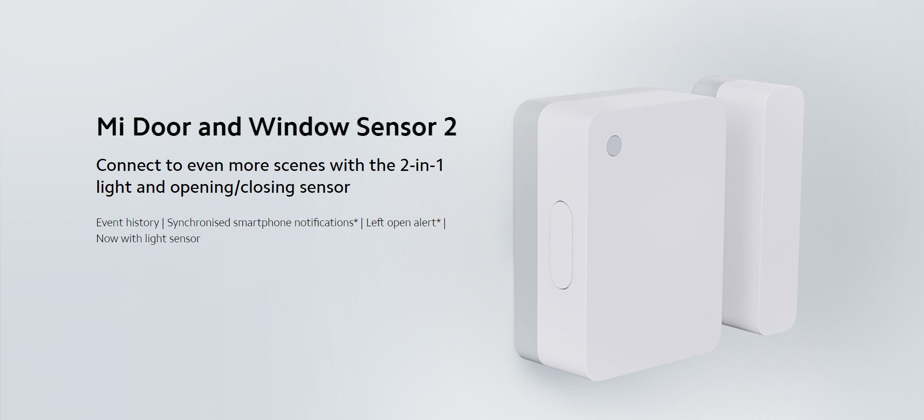 Xiaomi Door & Window Sensor 2 Smart Bluetooth Detection with Light Sensor