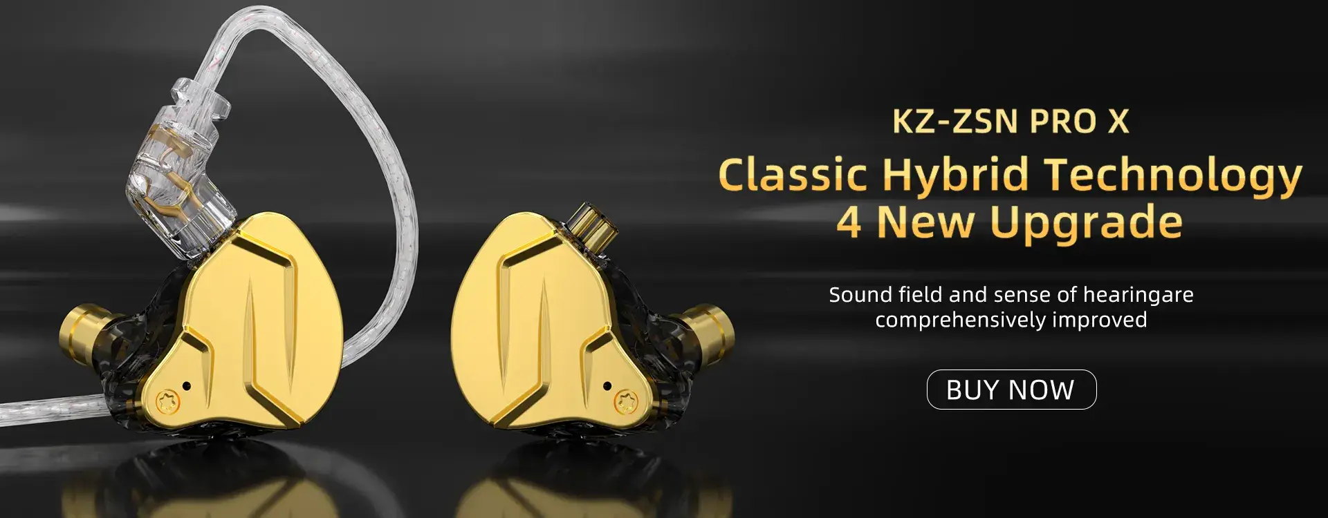 KZ ZSN PRO X Dual Driver Hybrid In-Ear Monitor with Metal Design