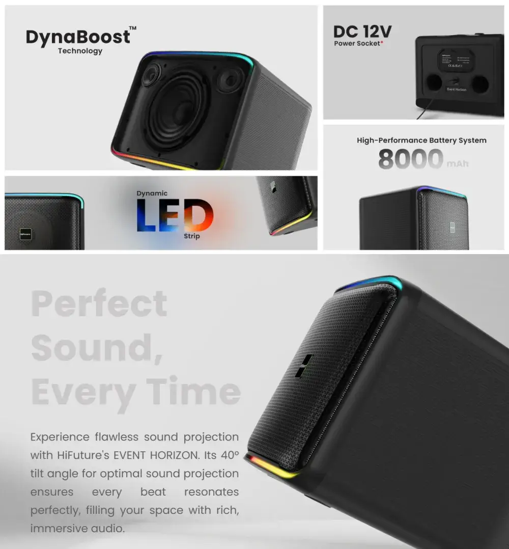 HiFuture Event Horizon 100W Karaoke Party Speaker