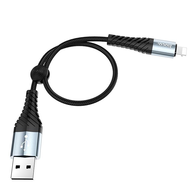 Hoco X38 USB-A to Lightning Fast Charging & Data Cable 25cm