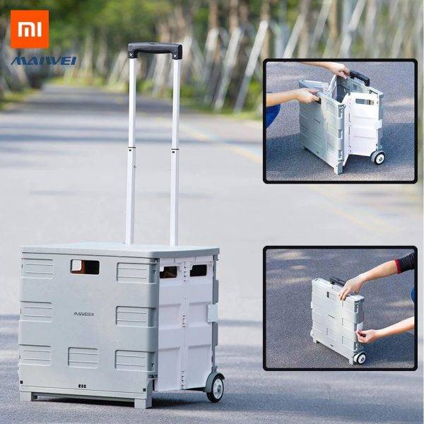 Xiaomi MAIWEI 55L Portable Folding Trolley Storage Case with Wheels