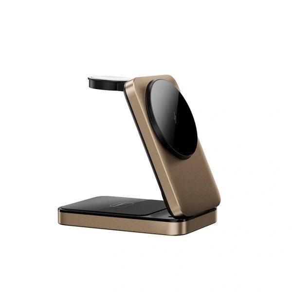 WiWU Wi-W038 3-in-1 Magnetic Wireless Charging Station Fast Charging Dock