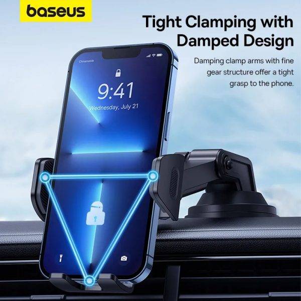 Baseus UltraControl Go Series Clamp-Type Car Phone Holder with Adjustable Mount