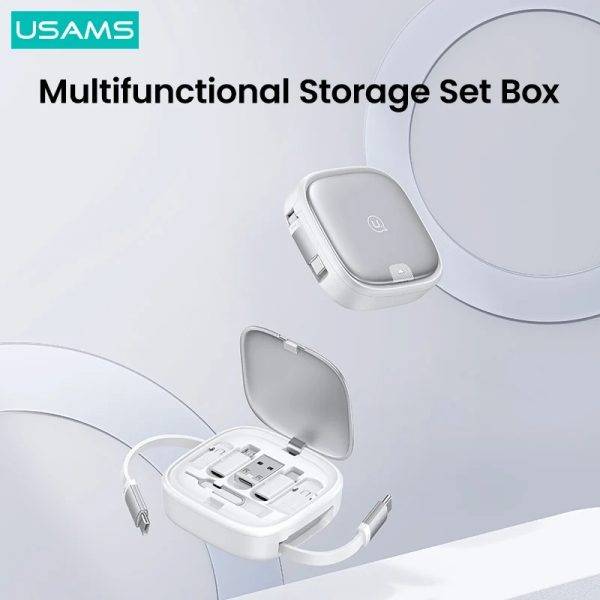 USAMS US-SJ650 60W Fast Charging Cable with Multifunctional Storage Case