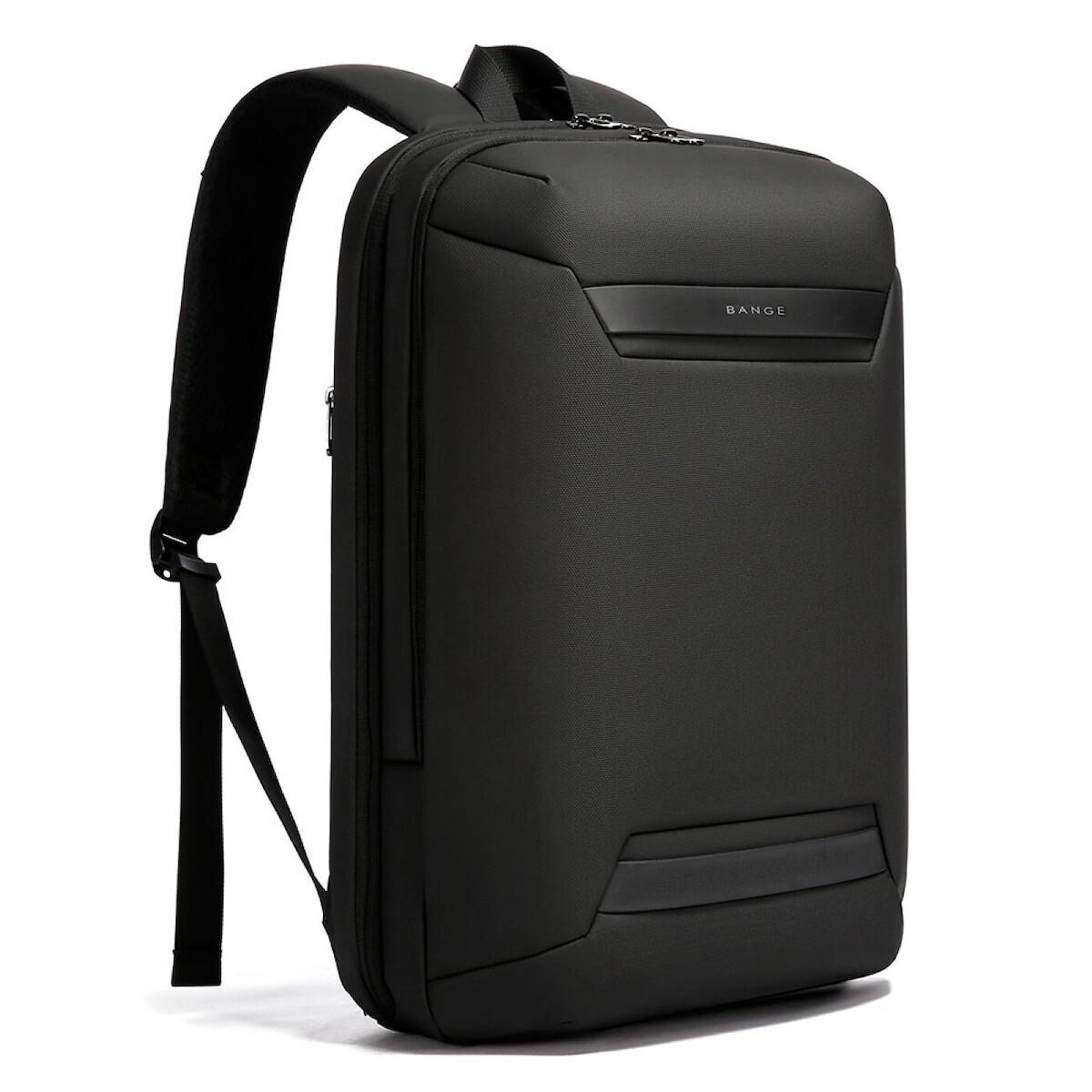 Bange BG-7677 Power Your Adventures  Oxford Backpack with USB C Port & Storage (Black)