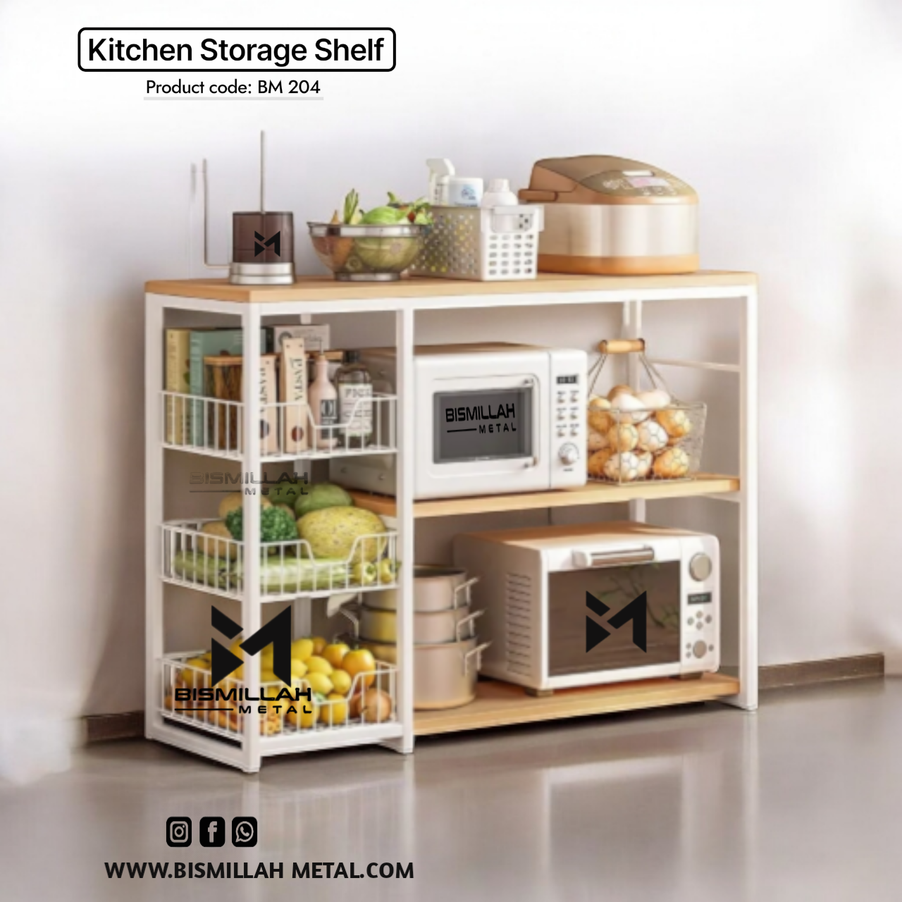Kitchen Storage Shelf - BM204