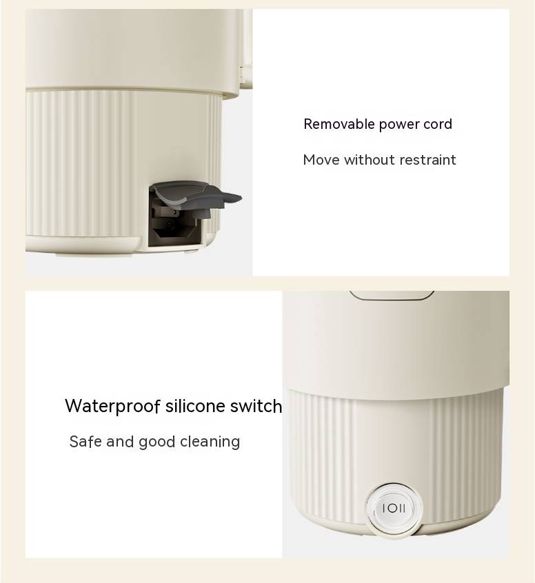 ZHENMI Portable Folding Electric Kettle 800ml Travel & Home Use