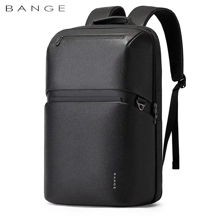  Bange BG-6625 Where Luxury Meets Security  Leather Anti Theft Backpack (Super Light)