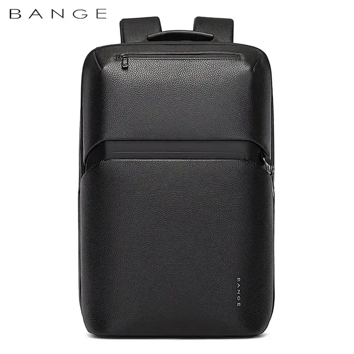  Bange BG-6625 Where Luxury Meets Security  Leather Anti Theft Backpack (Super Light)