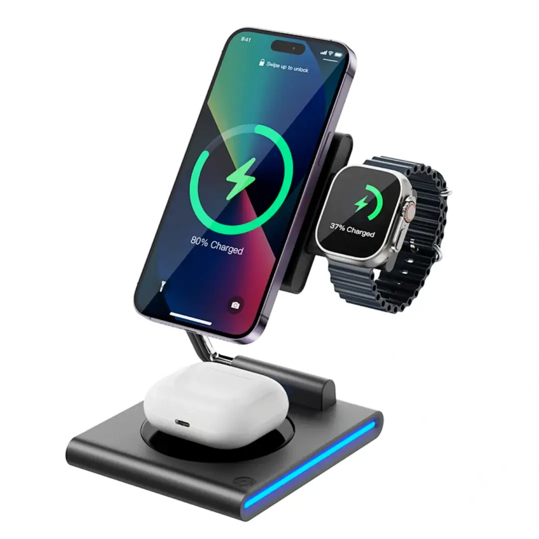 WiWU GEEK Wi-W023 Elevate Your Wireless Charging Experience with Seamless Compatibility and Style