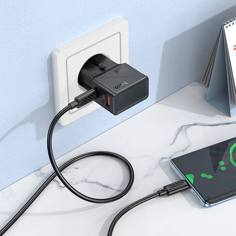 hoco AC24 Mini PD25W QC3.0 Universal Travel Charger