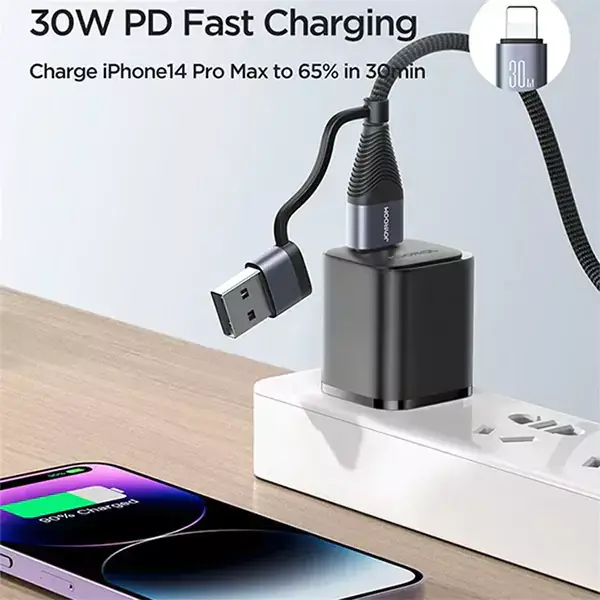 JOYROOM SA37-2T2 60W 4-in-1 Fast Charging & Data Cable 1.2 Meter