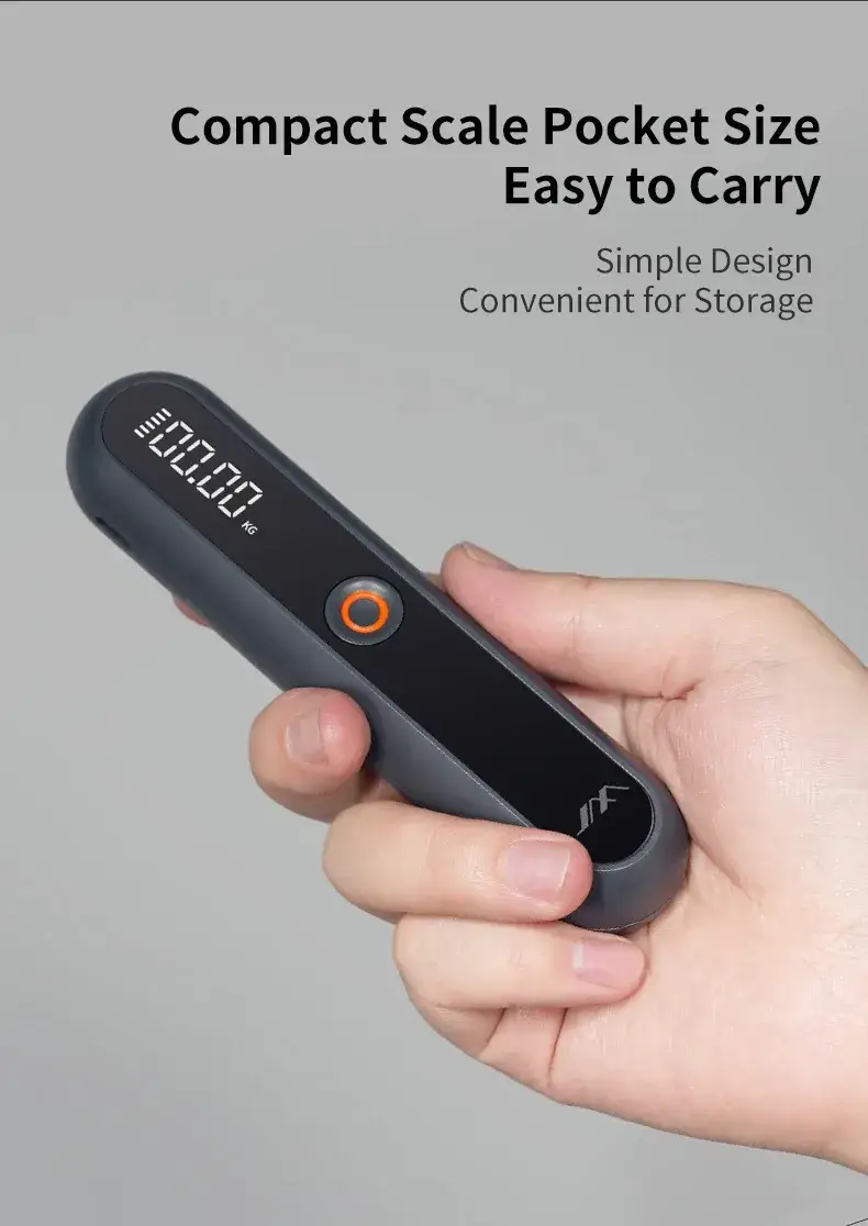 Xiaomi JIMIHOME JM-G3701 Digital Handheld Rechargeable Luggage Scale - 30KG Capacity