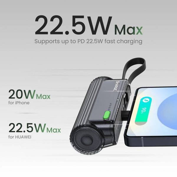 SHARGE Flow Mini 2 T1 Transparent 5000mAh Power Bank
