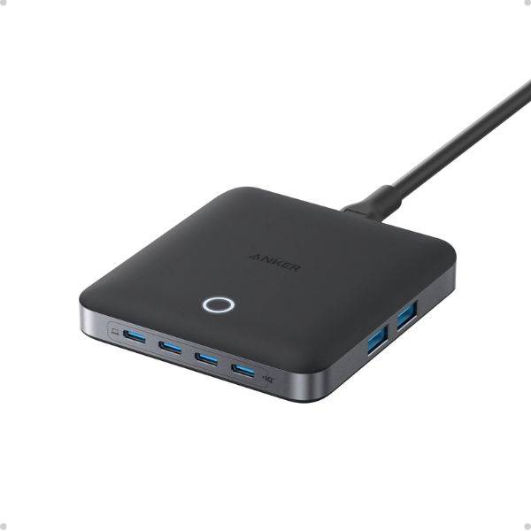 Anker A2155 130W 6-Port Desktop Charger with GaN Nano & PIQ 3.0 Technology Anker A2155 130W 6-Port Desktop Charger with GaN Nano & PIQ 3.0 Technology