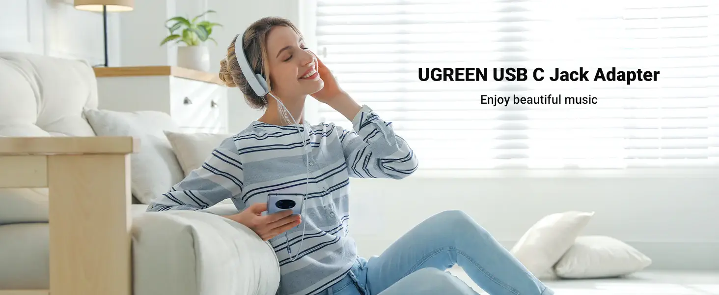 UGREEN AV142 USB-C to 3.5mm Headphone Jack Adapter (30632)