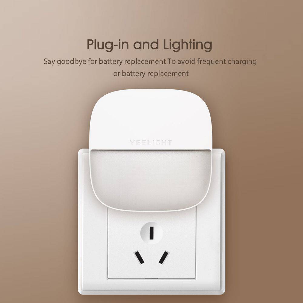 Xiaomi Yeelight YLYD09YL Plug-in LED Night Light with Infrared Motion Sensor and Auto Control