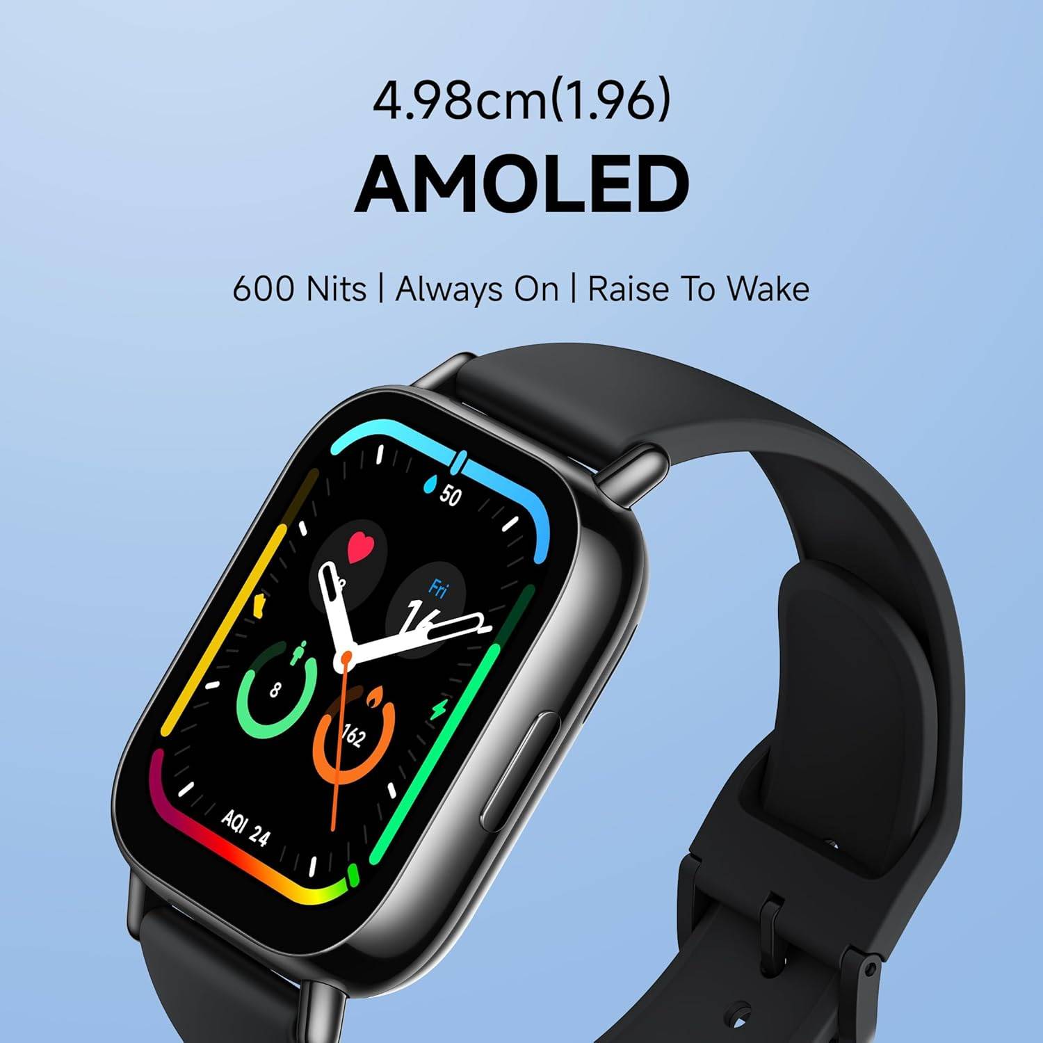 Redmi Watch 5 Lite 1.96" AMOLED Display with In-Built GPS and HyperOS Connectivity