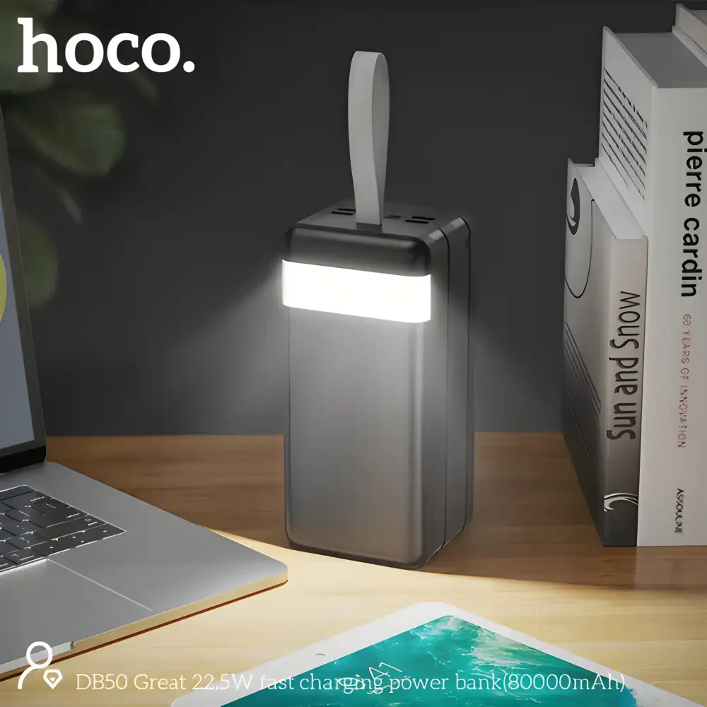 Hoco DB50 22.5W Fast Charging 80000mAh High-Capacity Power Bank