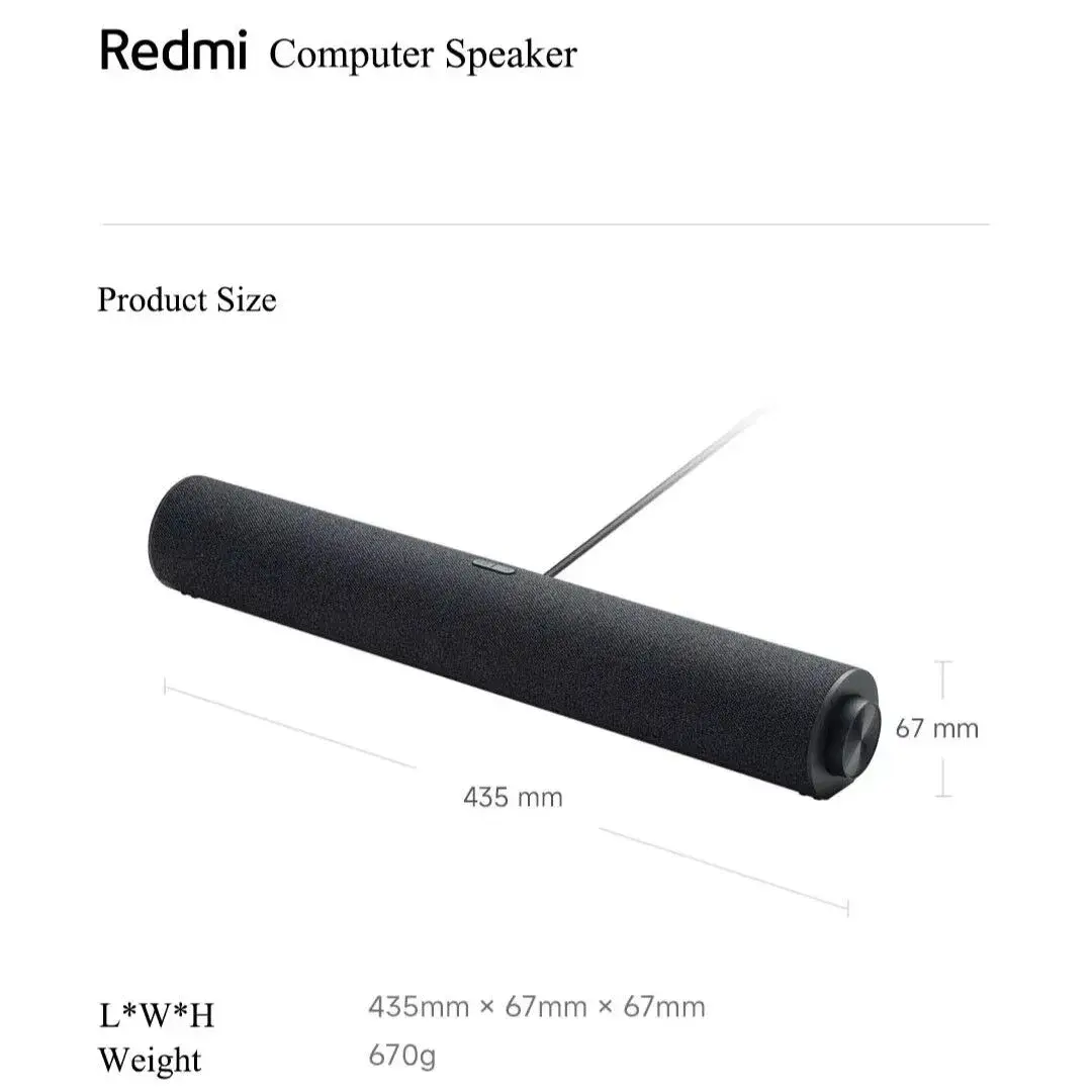 Xiaomi Redmi Desktop Speaker with Dual-Channel Stereo Sound