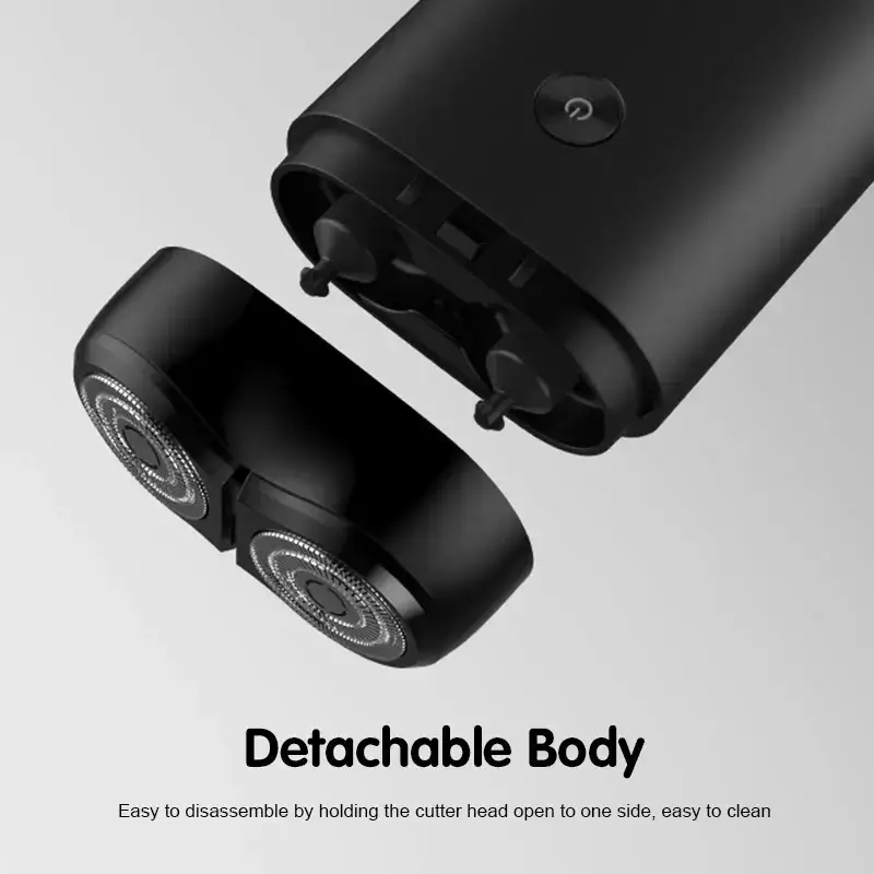 Xiaomi MIJIA S100 Dual-Blade Electric Shaver USB Rechargeable Rotary Razor for Men