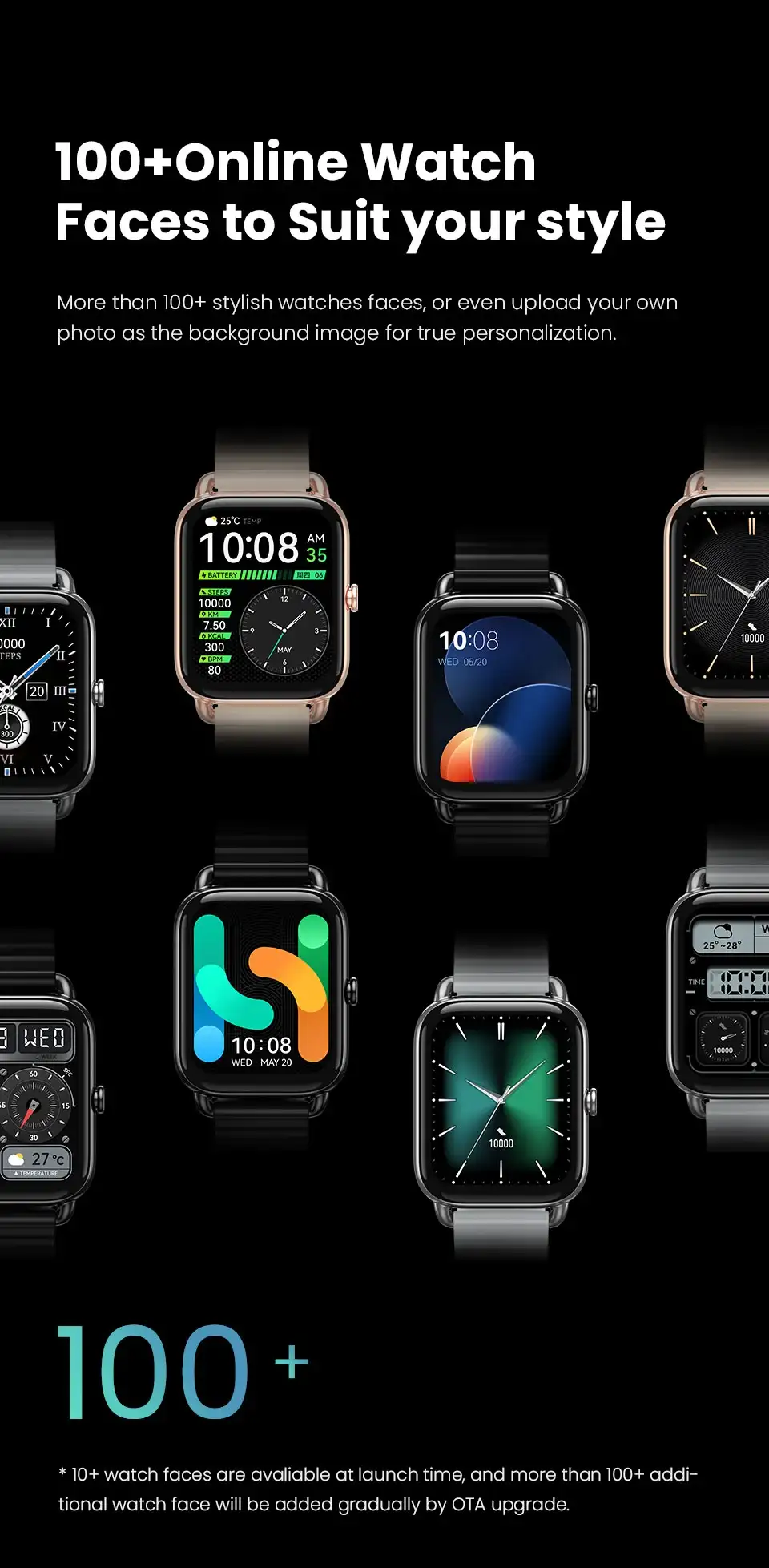 Haylou RS4 Plus AMOLED Display Smart Watch with SpO2 Heart Rate & Fitness Tracking