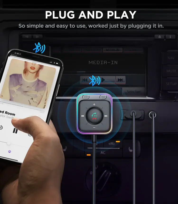 Joyroom JR-CB3 2-in-1 Bluetooth Wireless Audio Transmitter & Receiver