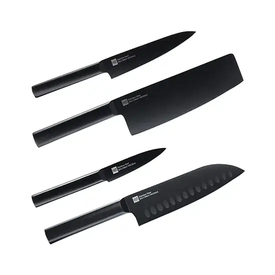 HuoHou HU0076 Non-Stick Stainless Steel Kitchen Knife 5-in-1 Combo Set