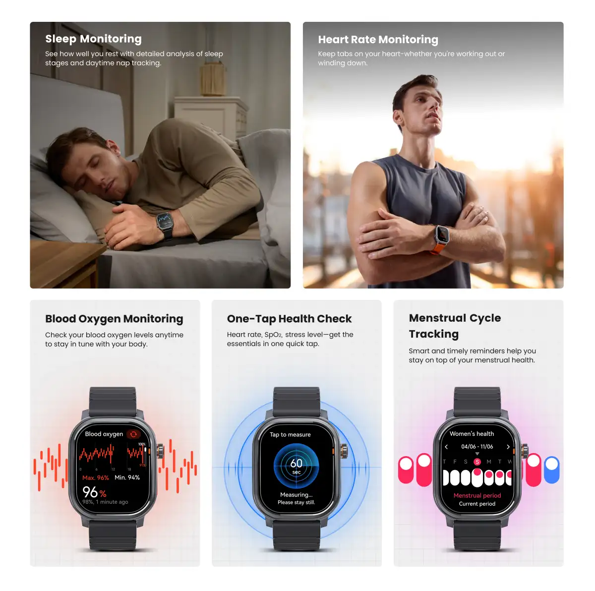 KOSPET Pulse AMOLED Bluetooth Calling Smartwatch Grey