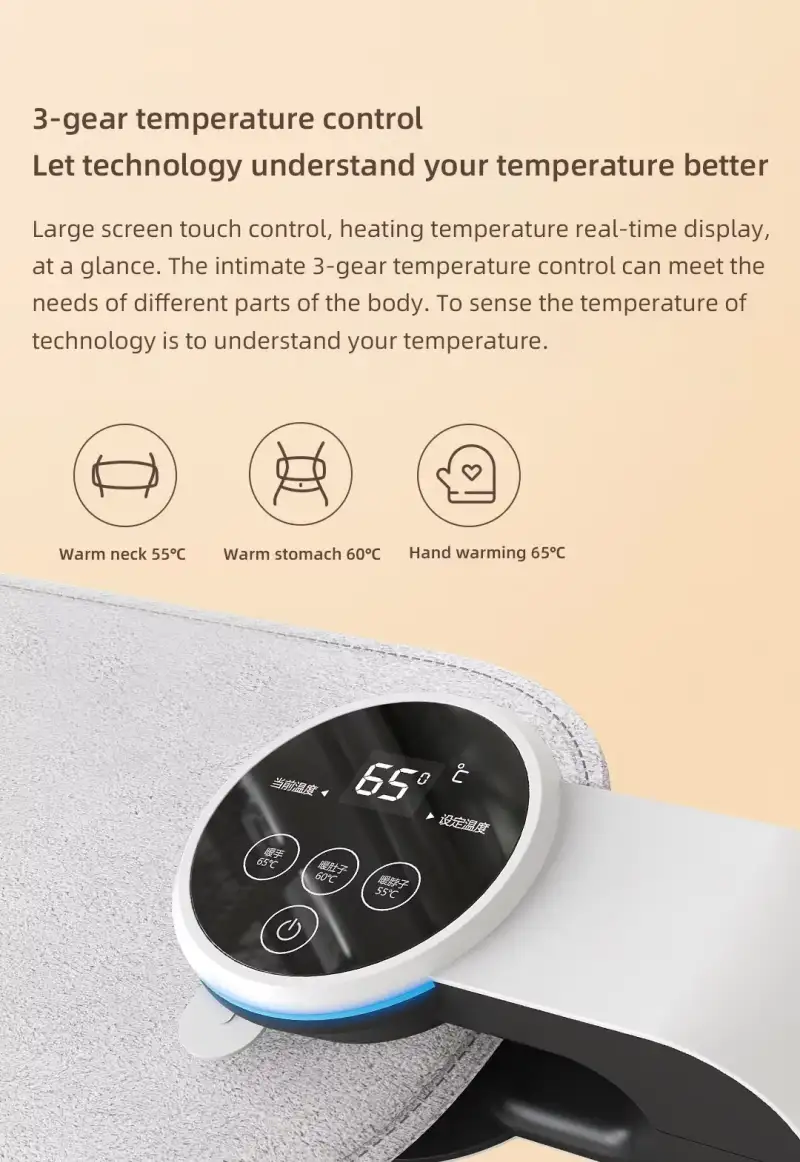 Xiaomi Qualitell Smart Warm Water Bag Digital Temperature Control & Hand Warmer