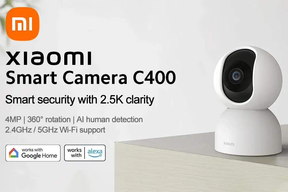 Xiaomi C400 2.5K 360° Smart Home Security WiFi Camera