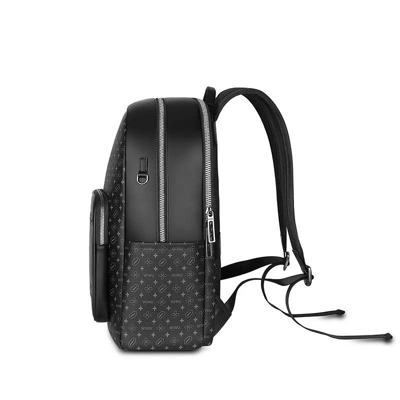 WiWU Master Pro 15.6-Inch Luxurious PVC Waterproof Laptop Backpack
